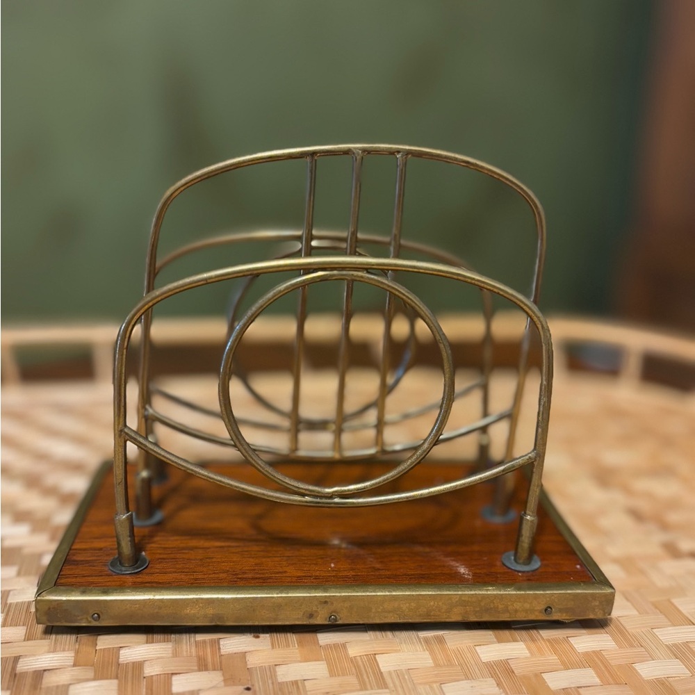 Vintage letter holder desk decor